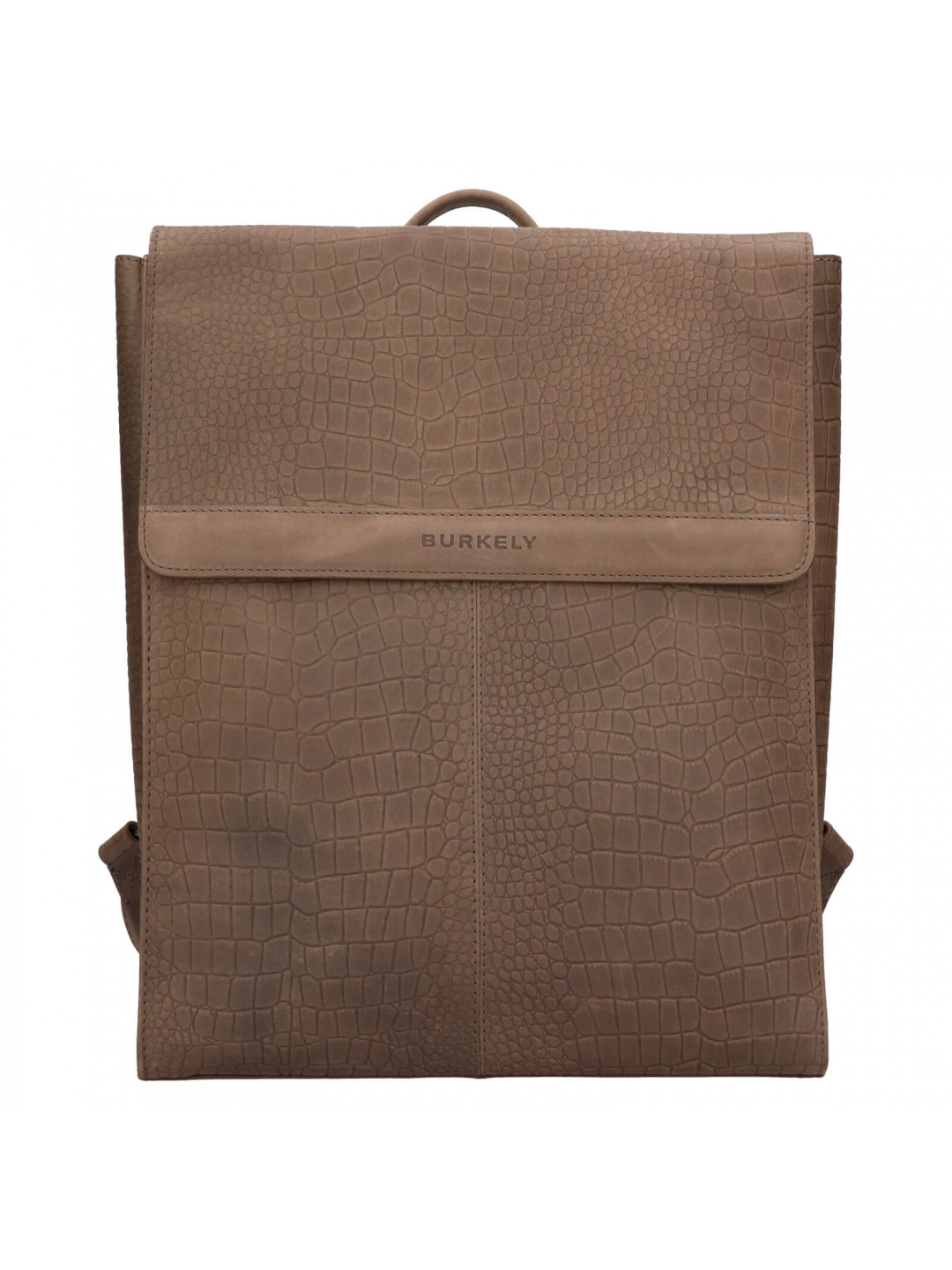 Dámský kožený batoh Burkely Lenke – hnědo-šedá